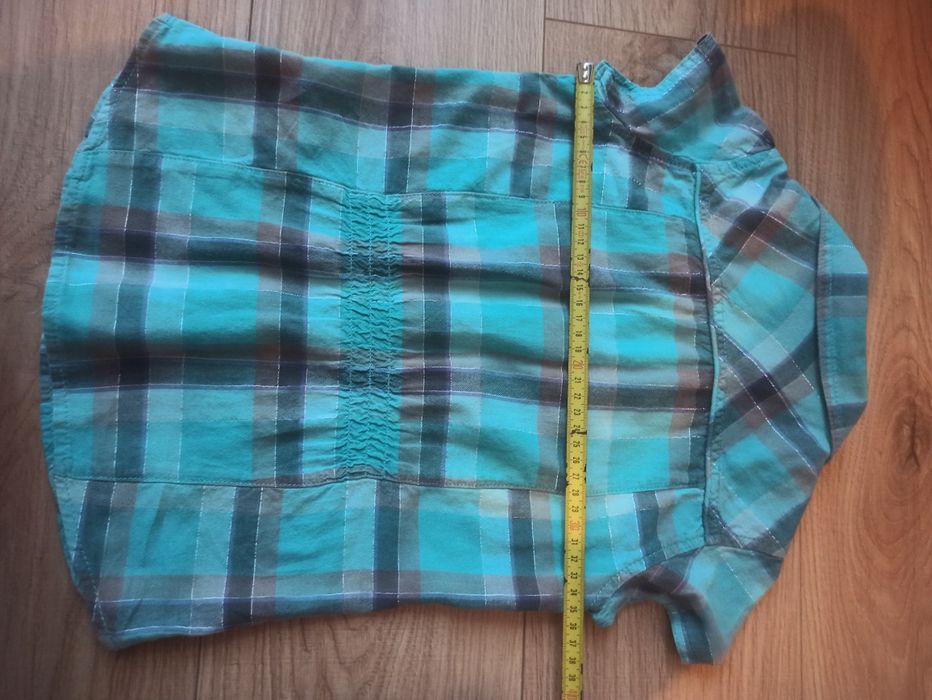 Koszula i sweterek dziewczynka 134