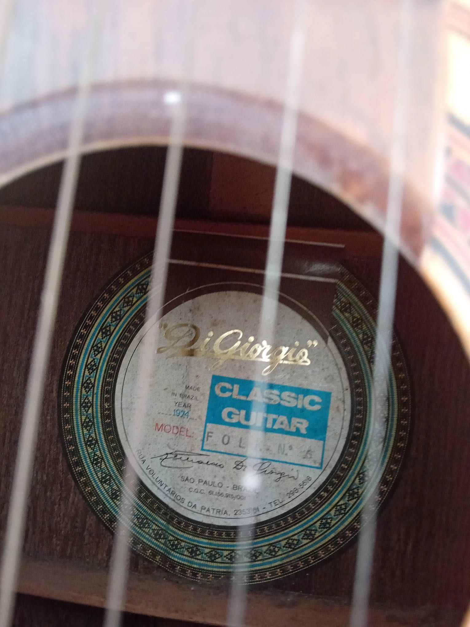 Guitarra Acústica DiGiorgio (1974) - Peça de colecionador