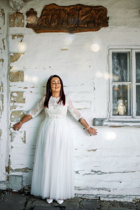 Piekna suknia ślubna rozmiar 40