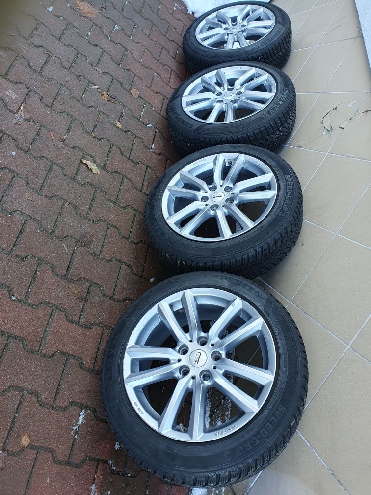 Felgi Koła 17" Vw Skoda Bmw 5x112 ET54+ 205.55.17 Jak Nowe  Zima
