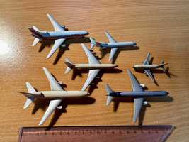 6 miniaturas de aviões Tap, Yes e Air México