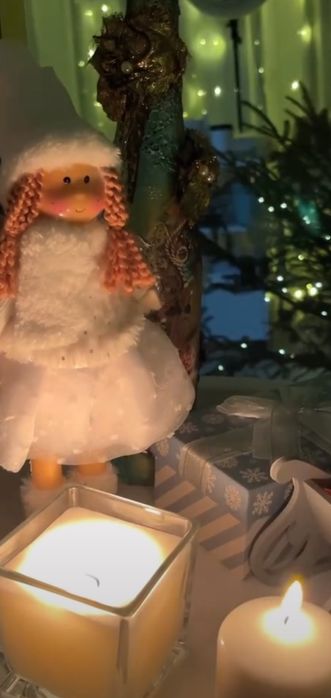 Новогодний декор кукла Ангел