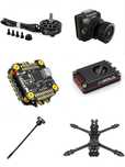 Всі комплектуючі для FPV дронів 7 8 10 дюймів Angel Runcam Rush Foxeer