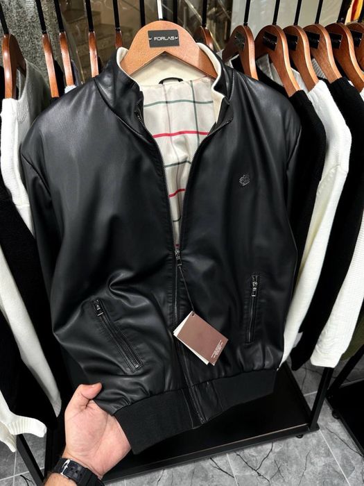 NEW Чоловіча шкіряна/замшева куртка/бомбер Loro Piana M,L,XL,2XL,3XL