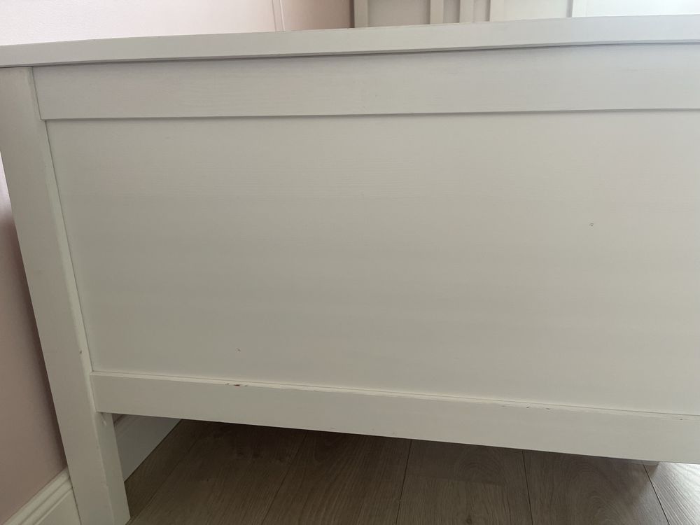 Łóżko Ikea Hemnes 90x200 z materacem