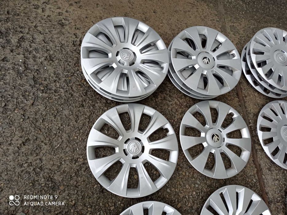 Колпаки 14-17 Skoda A7 Octavia A5 Fabia Rapid Jeti Шкода