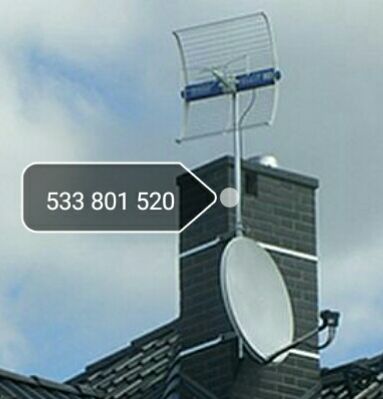 Montaż Serwis antenTV satelitarnej naziemnejDVB-T InternetLTE,zas.50km