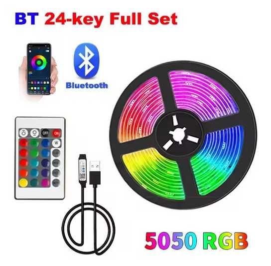 Taśma LED 5V, pilot, bluetooth - 10 mb - nowa