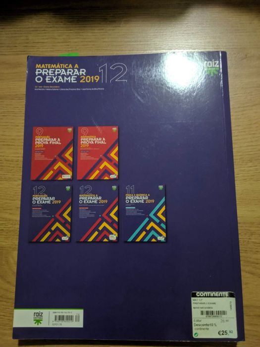 Livro Preparação Exame Matemática 12o Ano 2019