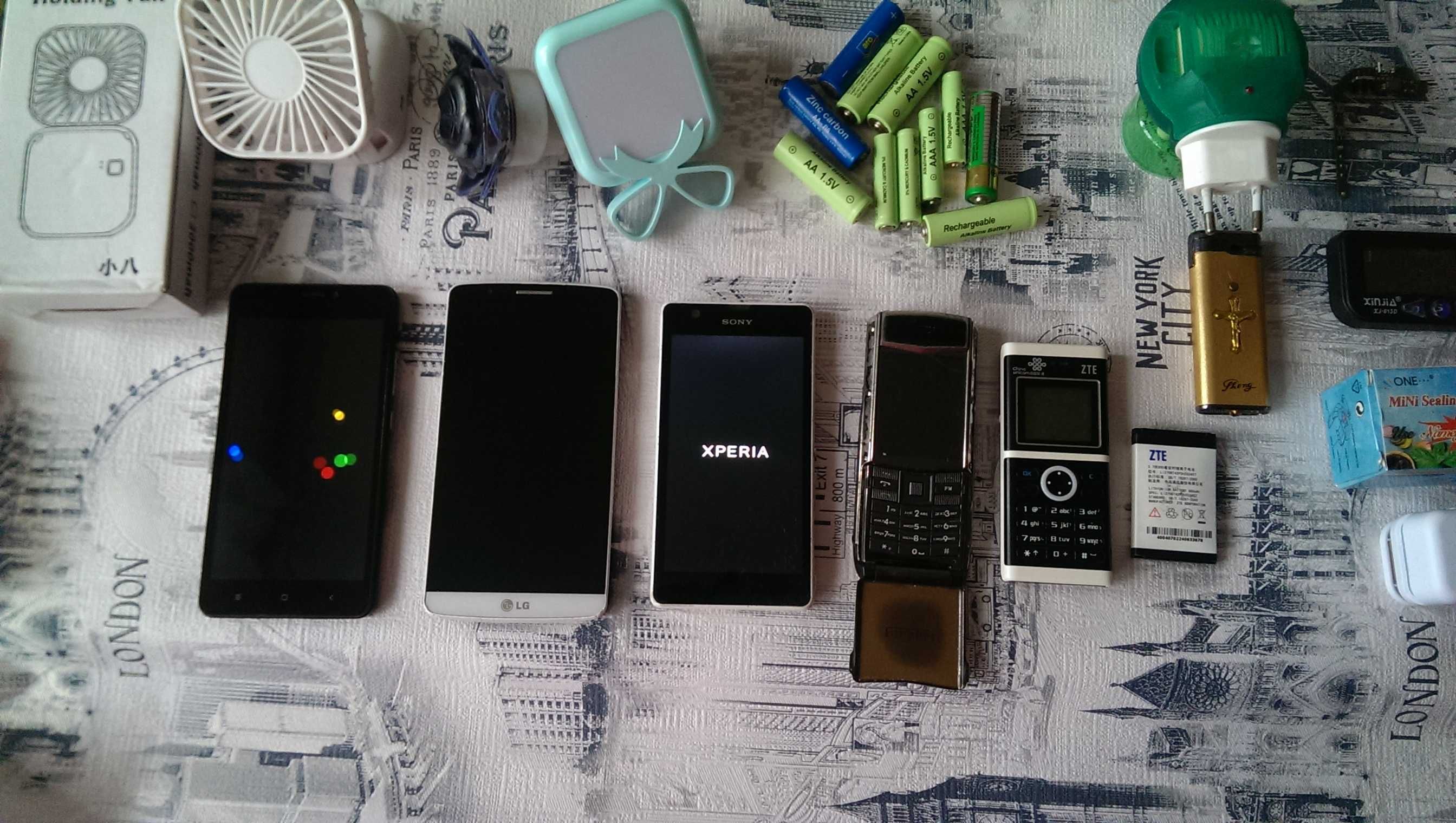 Лот рабочих смартфонов и прочей електроники-VERTU, Bravis a503, Sony