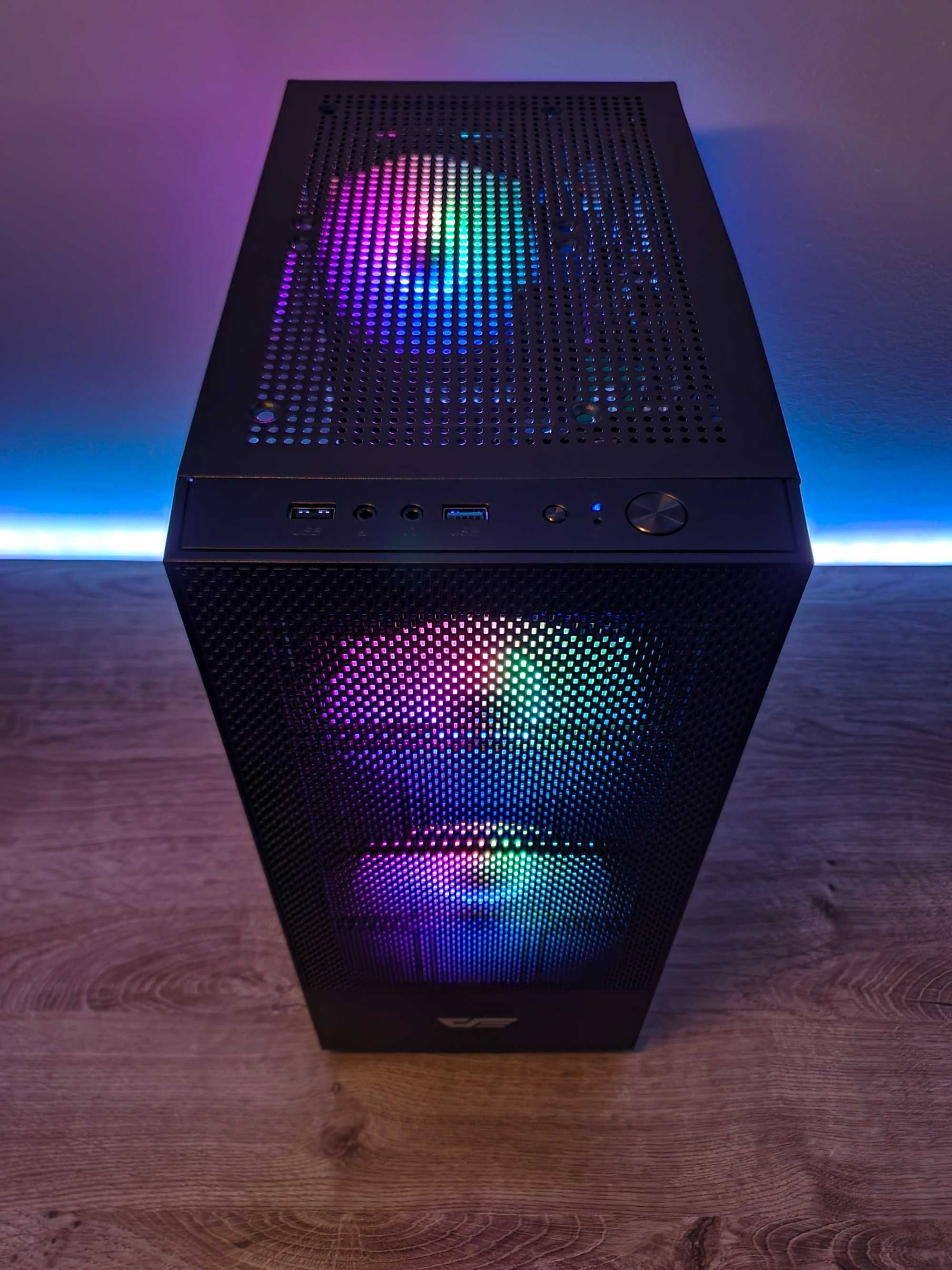 Komputer do Gier RYZEN/GTX1660 6GB/16GB DDR4/256SSD+HDD RGB Okazja!