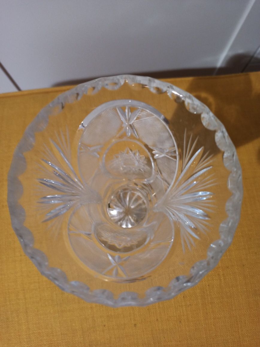 Kryształ wazon z PRL
