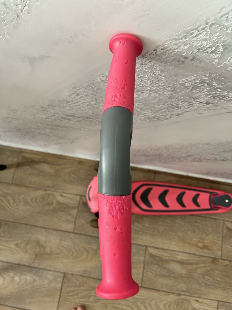 Самокат дитячий Best Scooters( для дівчинки рожево-сірий)