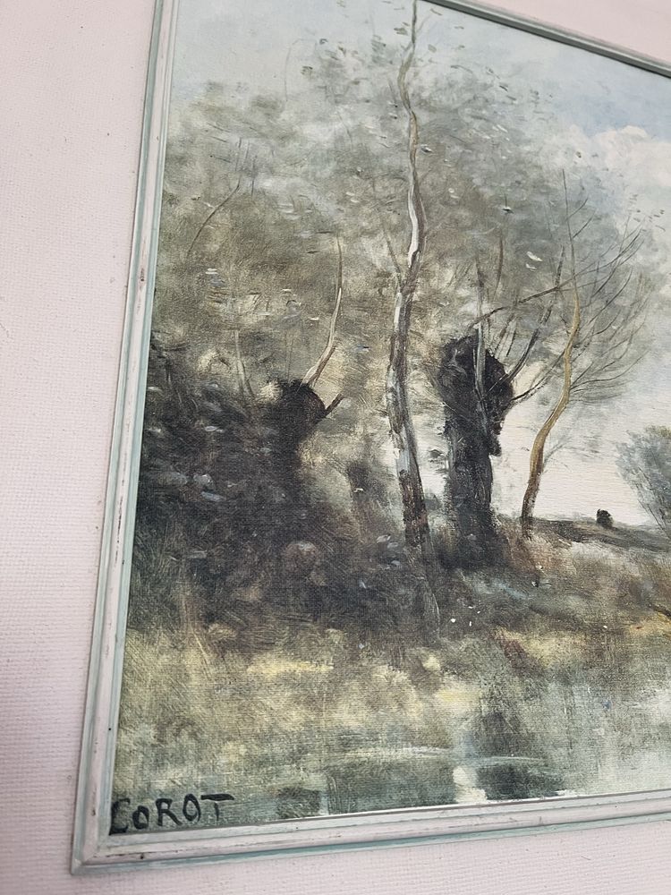 Quadro antigo oleo COROT