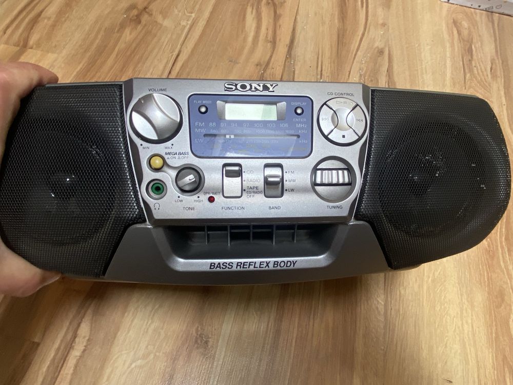 Radiomagnetofon Sony CFD-V27L - 100% sprawny,  klasyk - retro lata 90