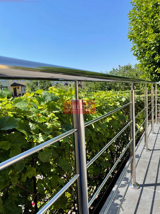 Balustrady harfa nierdzewne szklane nowoczesne loft poręcz