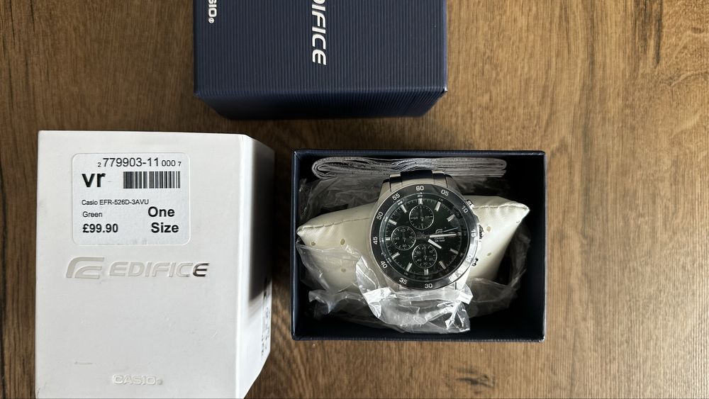 Годинник CASIO EDIFICE classic EFR-526D-3AVUEF, Касіо