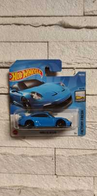 Porsche 911 GT3 BLUE RS Turbo Hot Wheels Factory Fresh niebieski