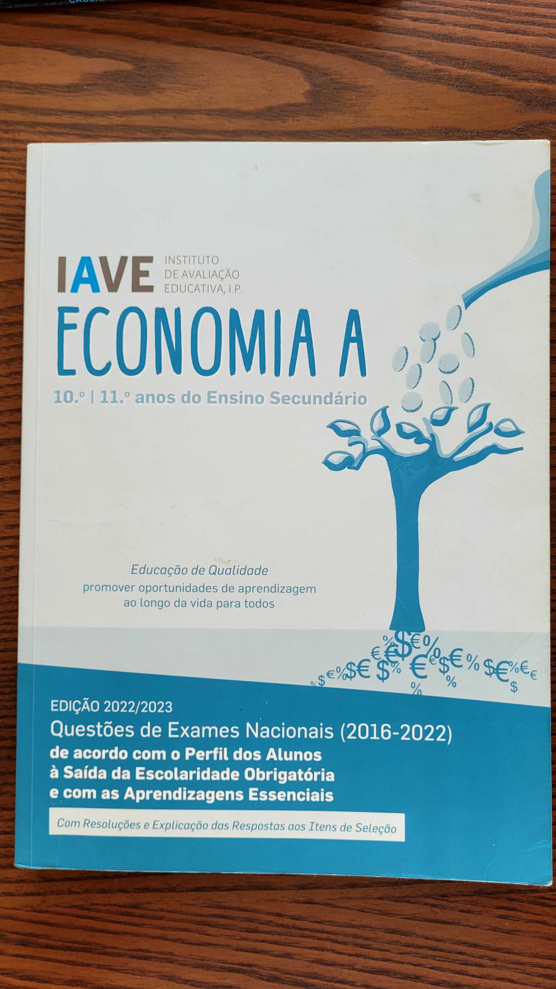 Economia A: questões de exames nacionais (IAVE)
