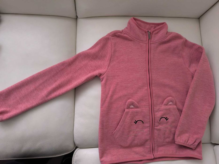 Bluza różowa rozpinana, SMYK (Cool Club), rozm. 140