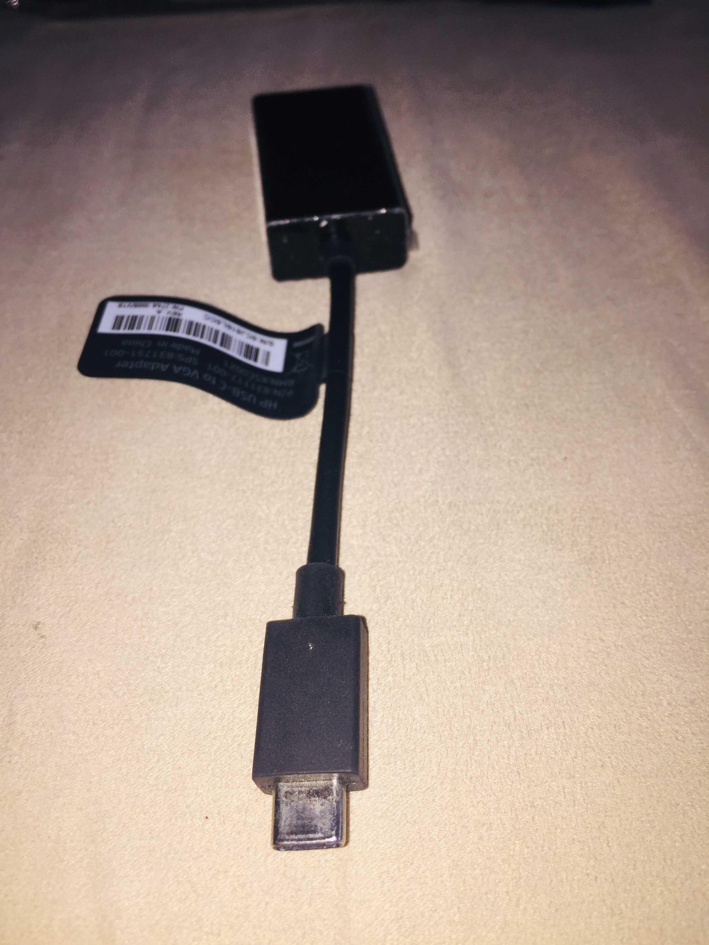 Adapter przelotka przejściówka HP USB-C VGA
