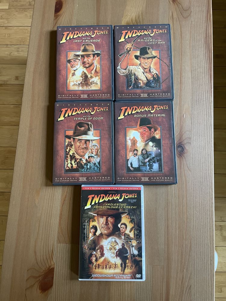 Indiana Jones 4 części DVD