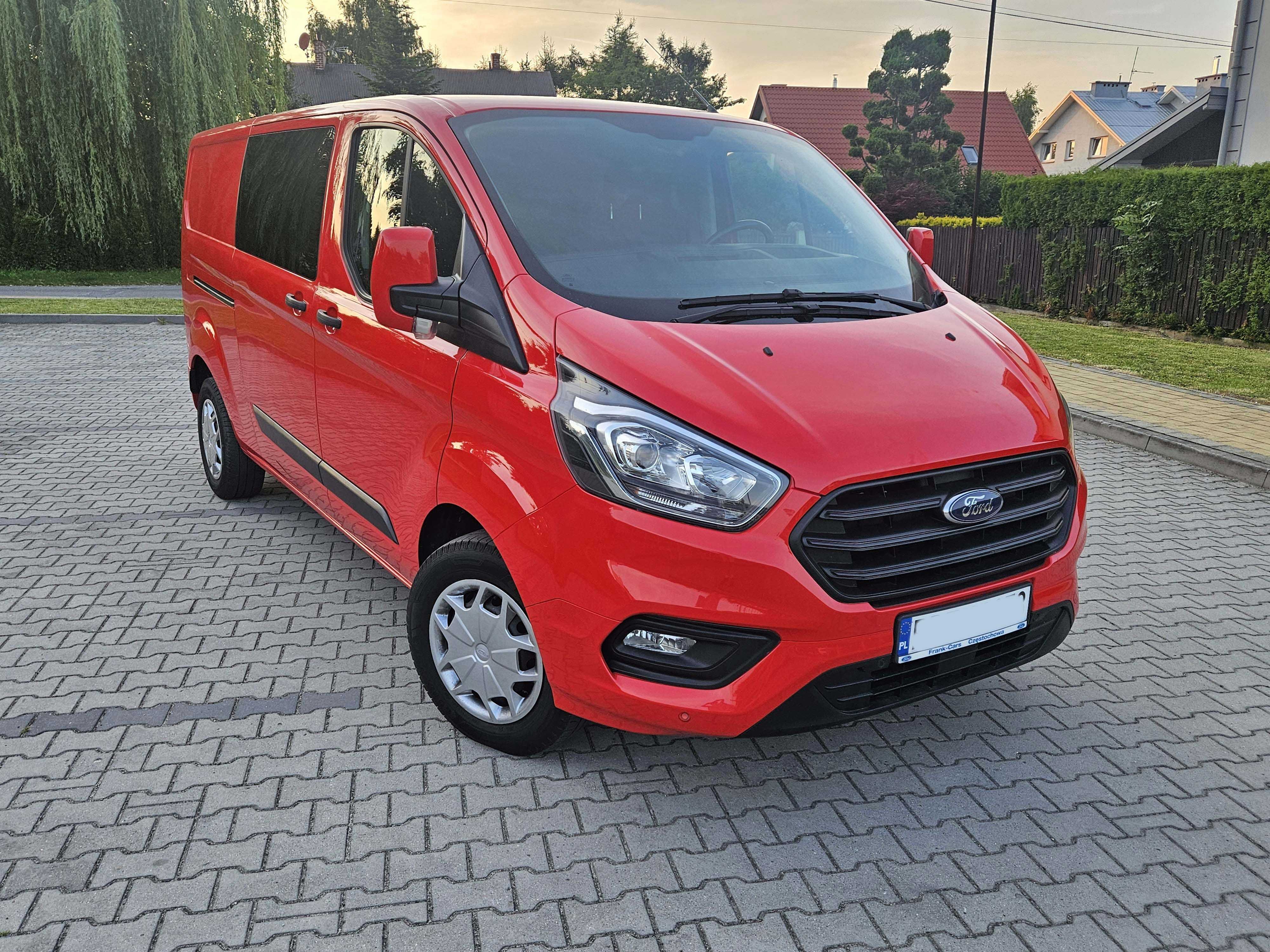 Ford Transit Custom 2.0 130KM Long Brygadówka VAT 23%