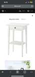 stolik nocny ikea hemnes biały