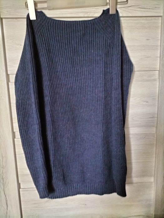 Sweter granatowy damski S