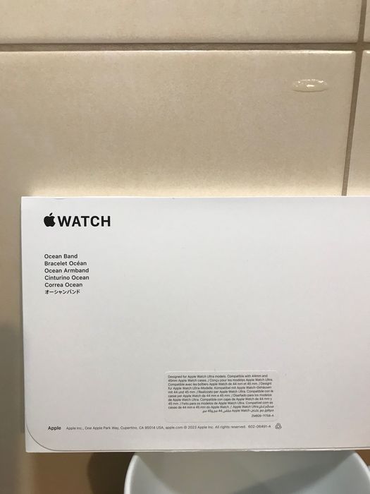 Orginalny Biały Pasek Ocean do Apple Watch Ultra / Ultra 2 / Ultra 3