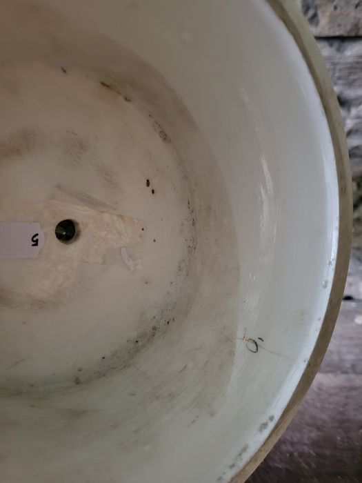 Stara biskwitowa figura Święty Józef porcelana Andenne