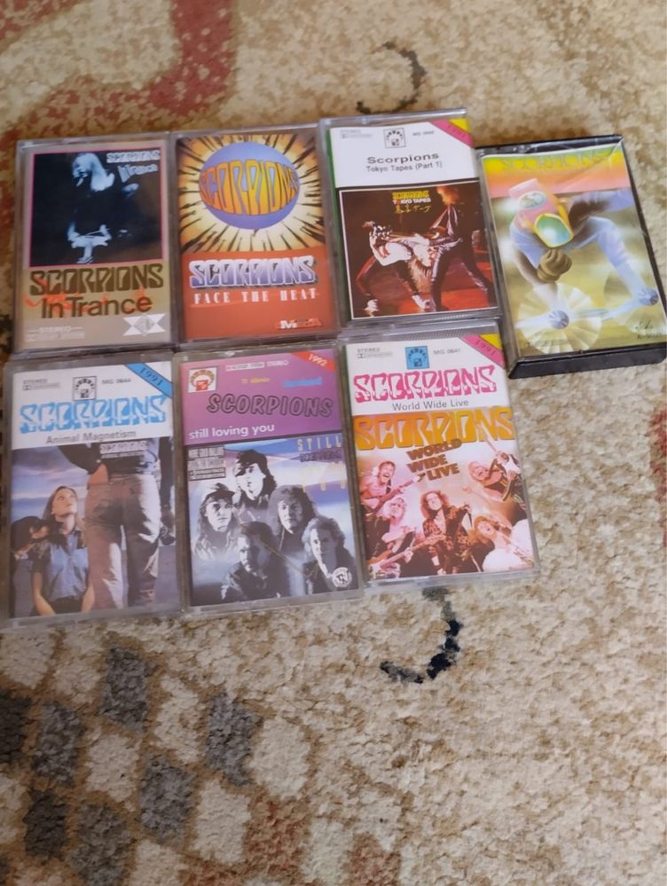 Kaseta disco dance Scorpions Accept Judas Atlantis Zenek Acent ZzTop