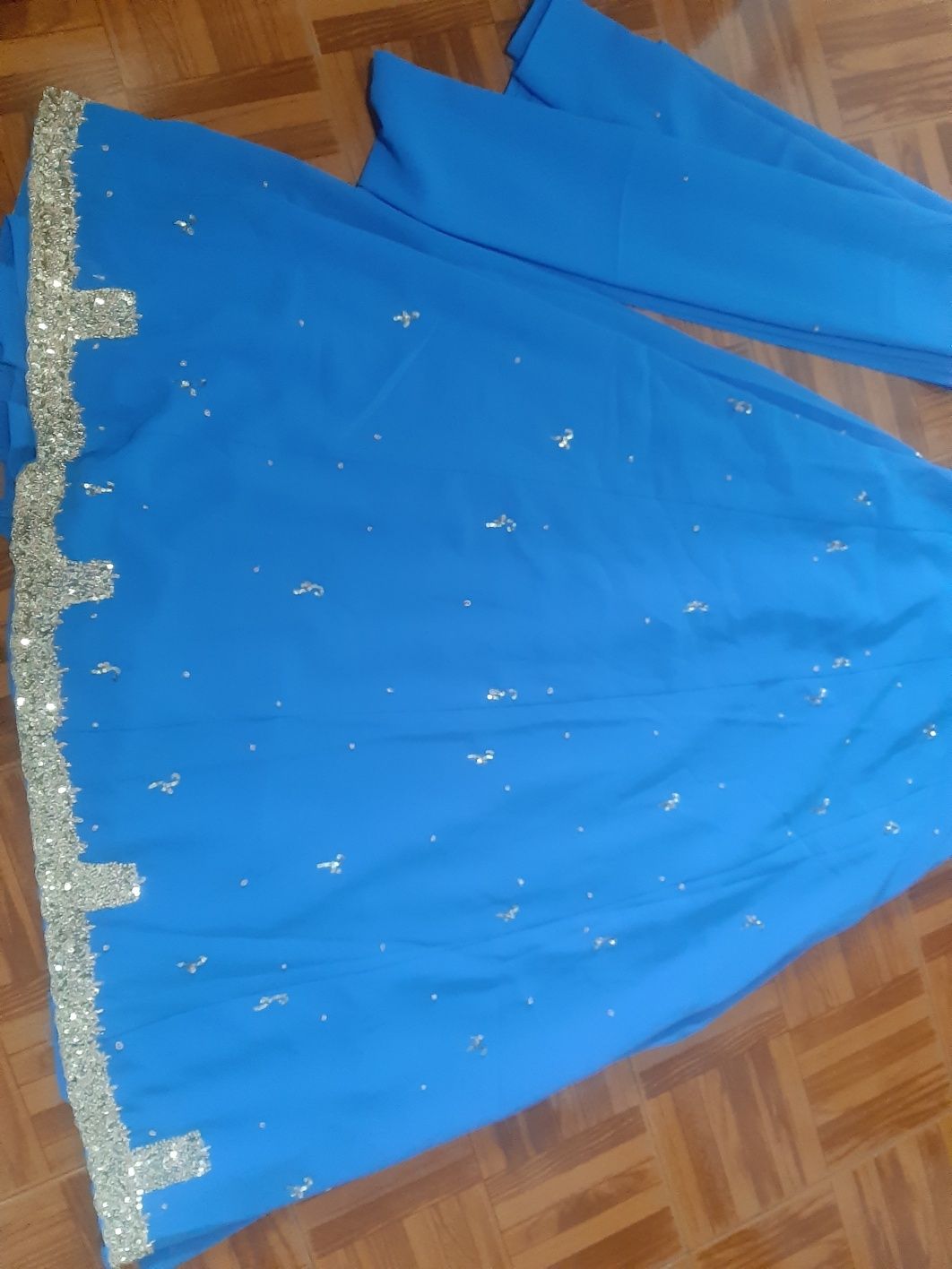 Garara Azul com dourado