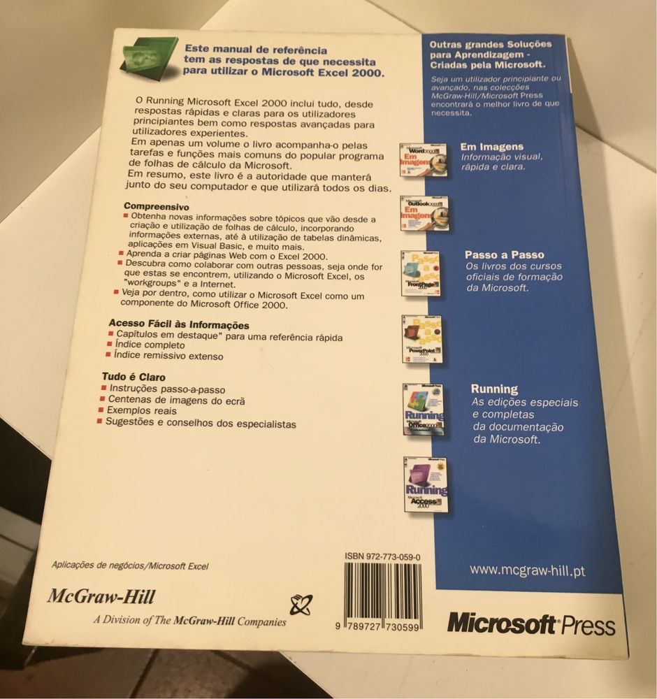Livro Microsoft Excel 2000