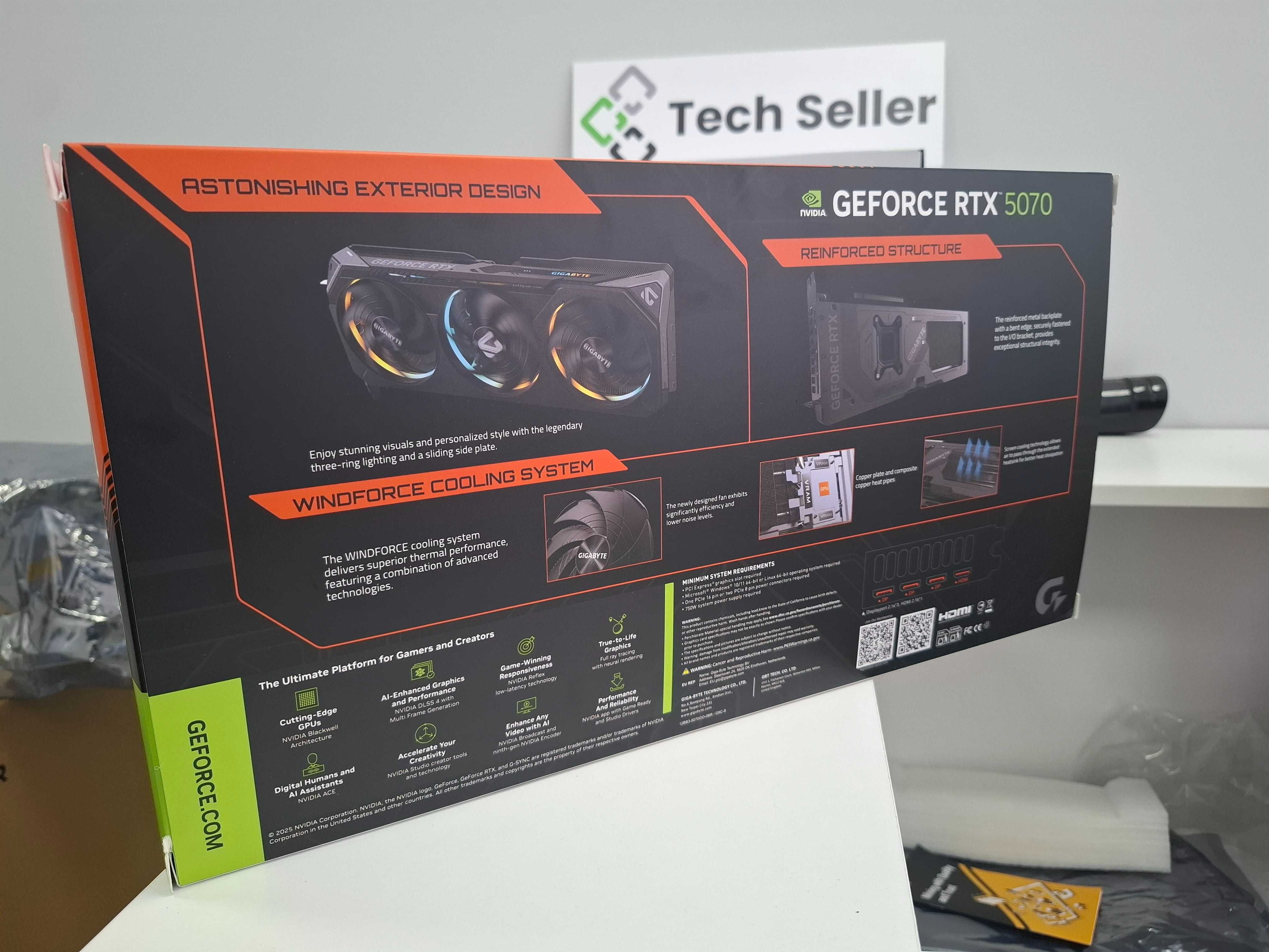 Відеокарта Gigabyte RTX 5070 Gamign OC 12G (GV-N5070GAMING OC-12GD)