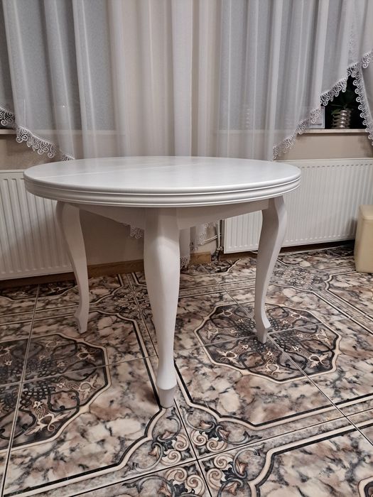 Stół okrągły biały Ludwik
