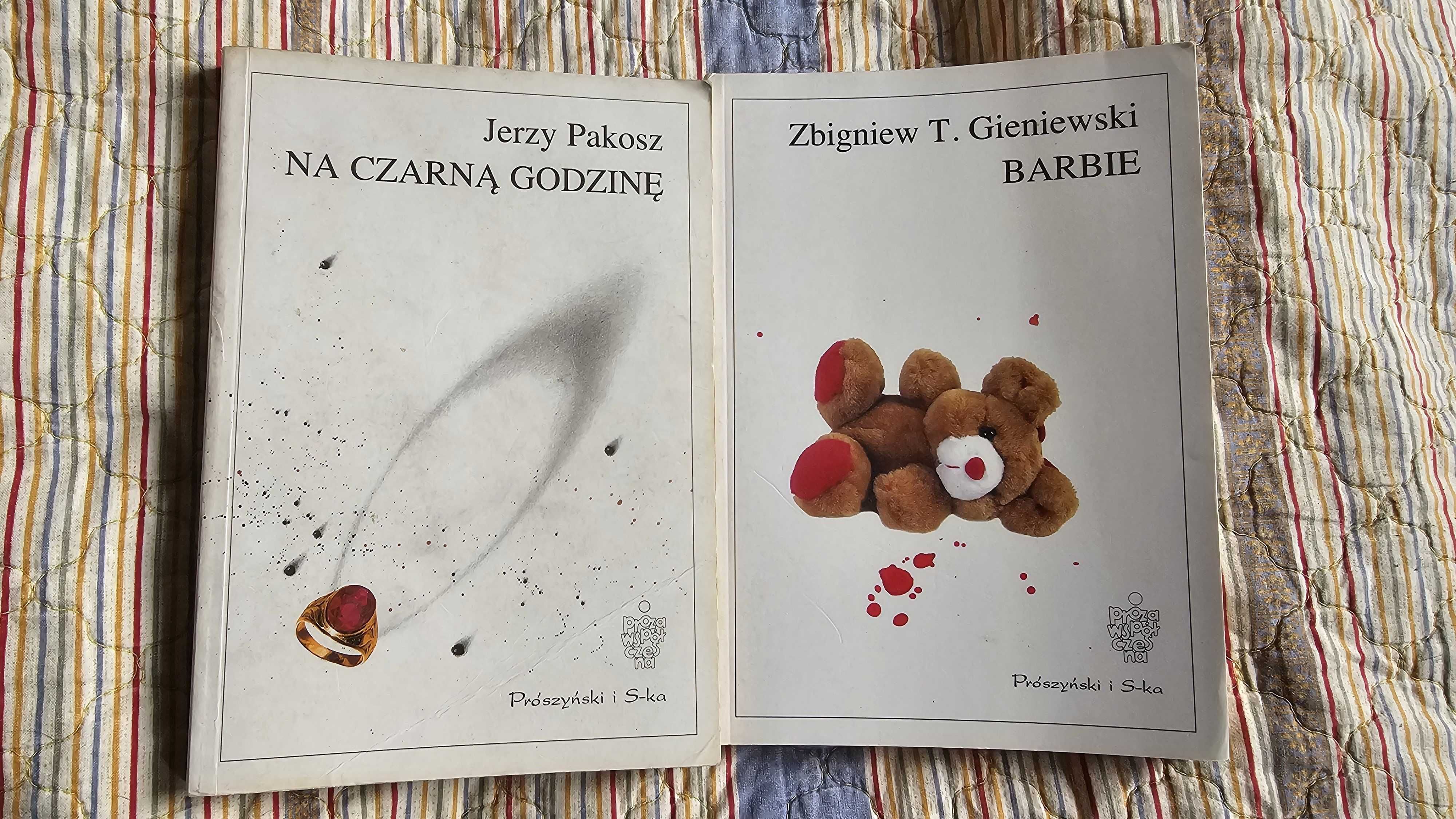 AW Zestaw 2 książek BARBIE Gieniewski - Na czarną godzinę Pakosz