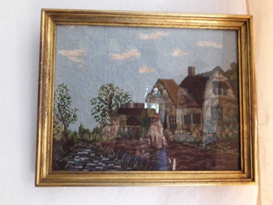 Quadros bordados à mão - Ilha da Madeira