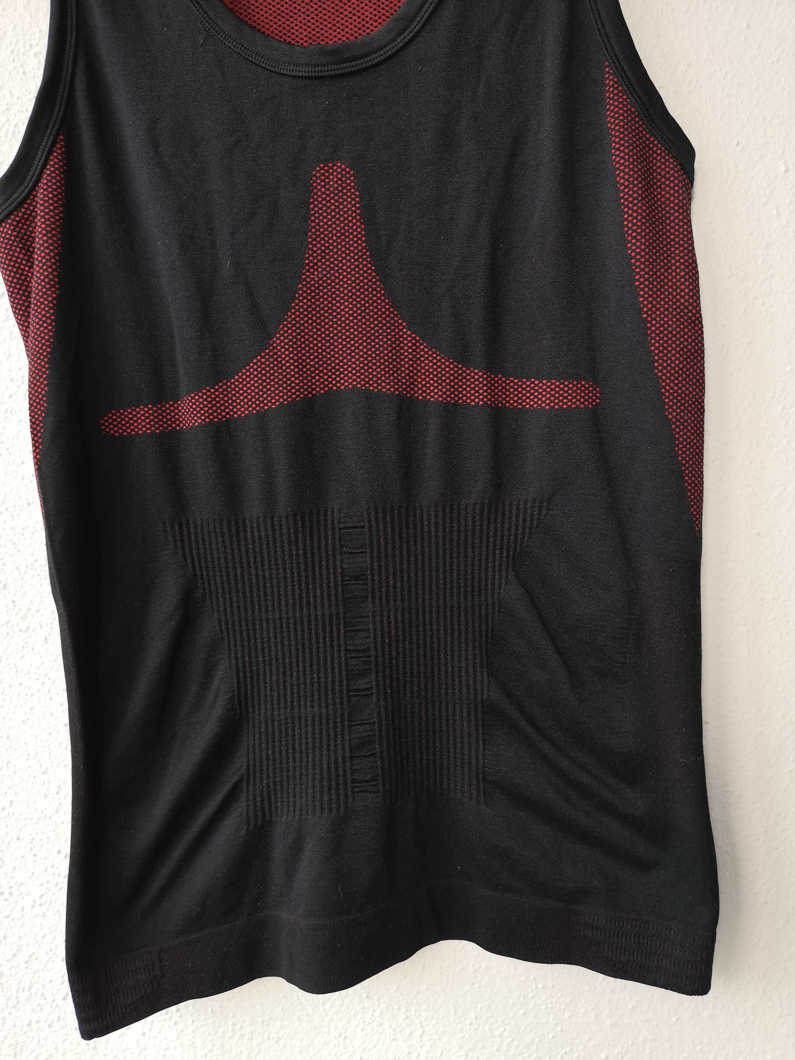 Camisola de ciclismo com manga cava justa, tamanho L