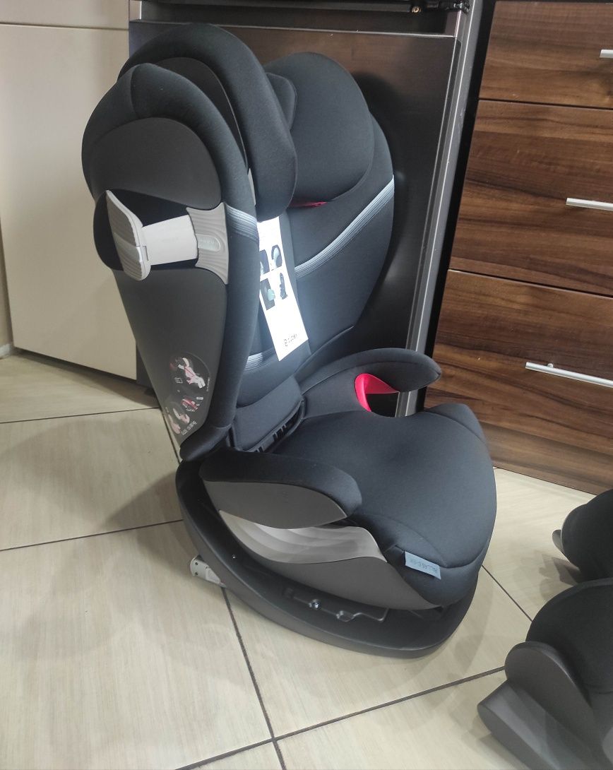 Nowy fotelik Cybex S-Fix 9-36 kg, ISOFIX, ochrona boczna, ADAC