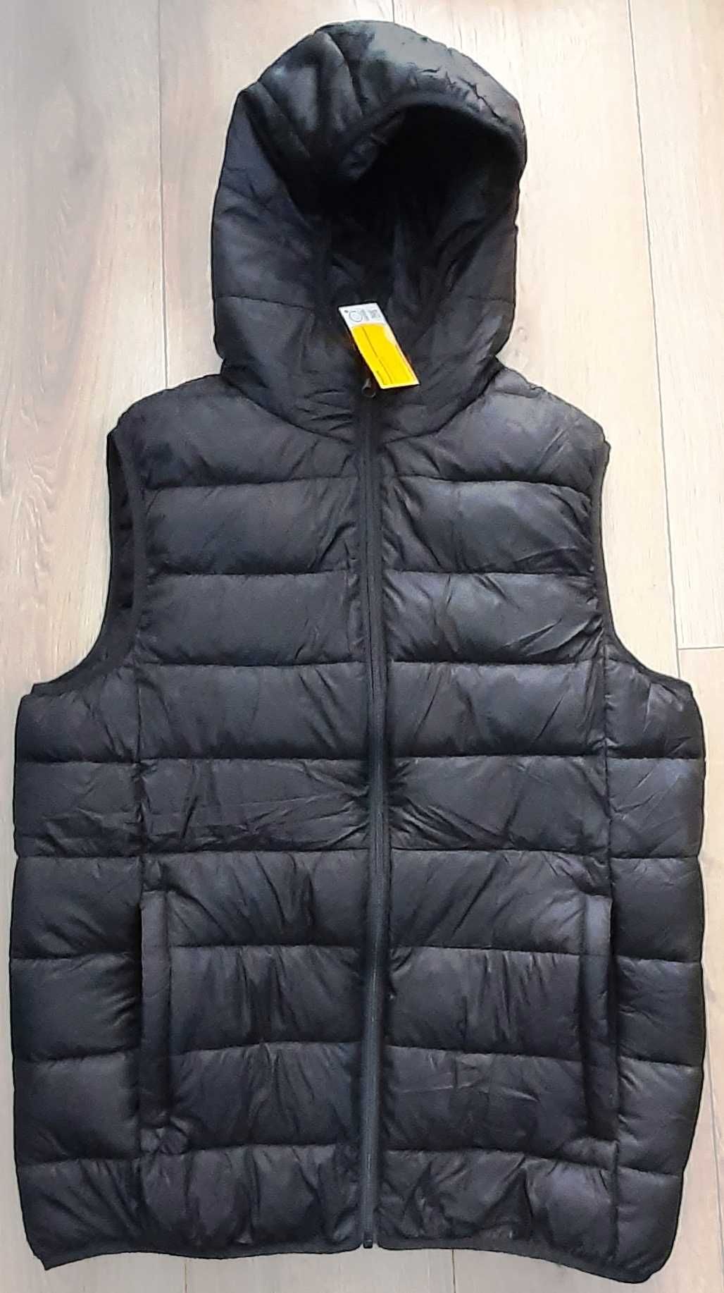 Bezrękawnik męski z kapturem XL