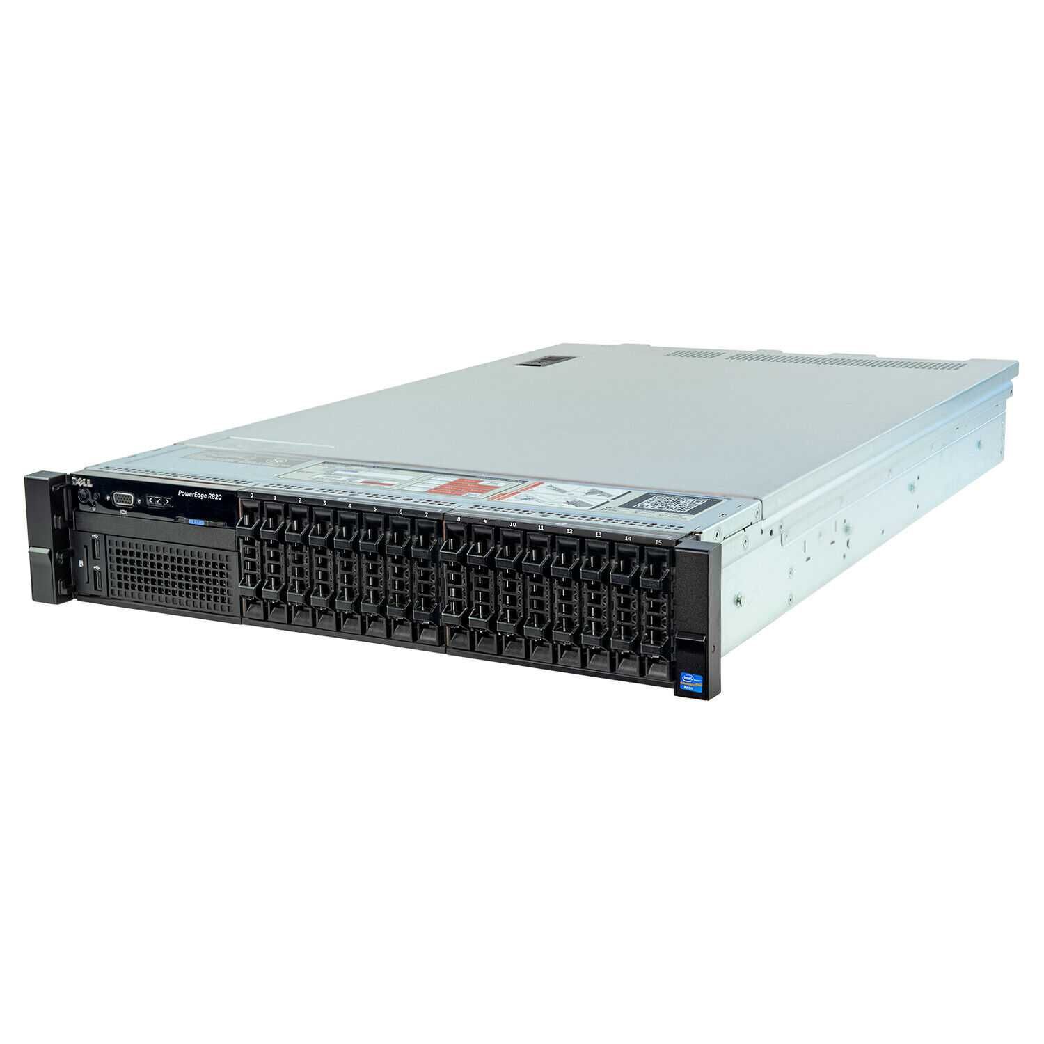 Сервер Dell PowerEdge R820 4 процессора E5 4650 Ram 256 Gb NVME 2 Tb