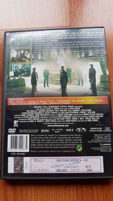 DVD - Sociedade Secreta