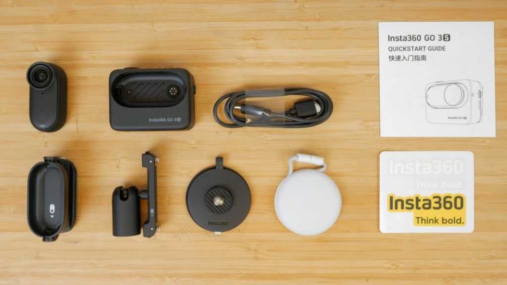 Insta360 GO 3S (128gb) + diversos acessórios (ler descrição)
