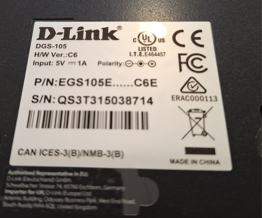 Switch D LINK 5x - używany