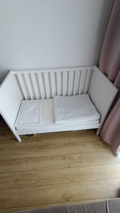 Łóżeczko 125x67, materac 120x60