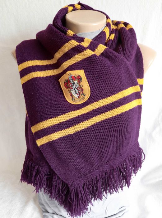 В'язаний шарф Гаррі Поттер Гриффіндор Хогвартс широкий довгий 200 см