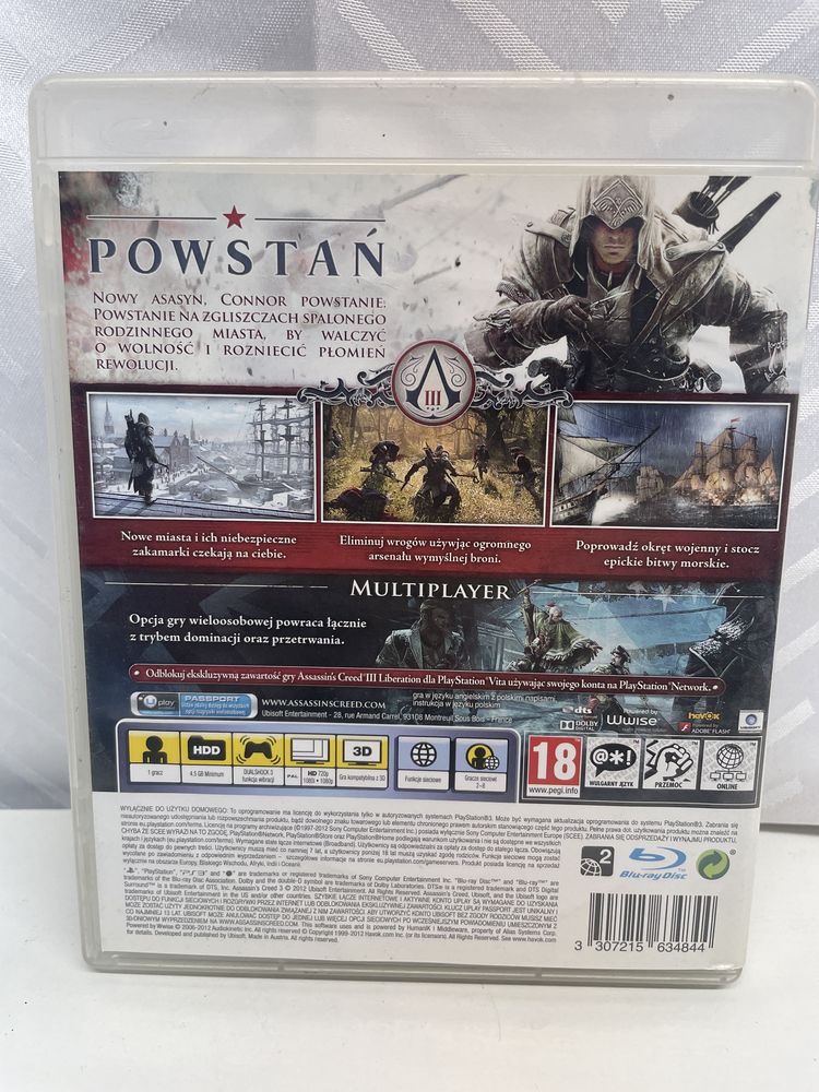 Assasin Creed 3 - Play Station 3 PL