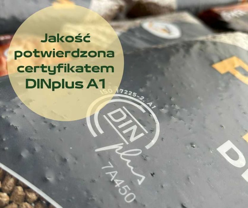 Pellet Premium iglasty 6mm certyfikat DIN Plus A1 Producent Drewnoland