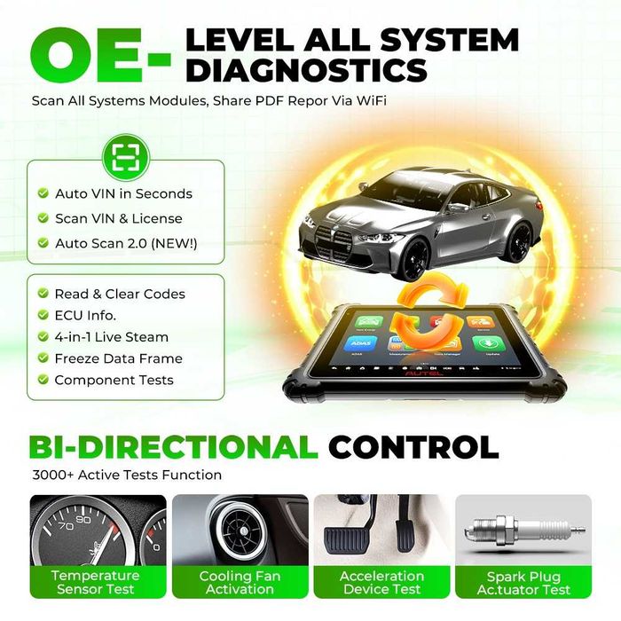 Autel Maxisys Ultra EV Electric KITS  Scanner. 2025 Top Autel